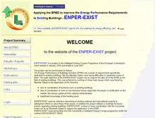 Tablet Screenshot of enper-exist.com